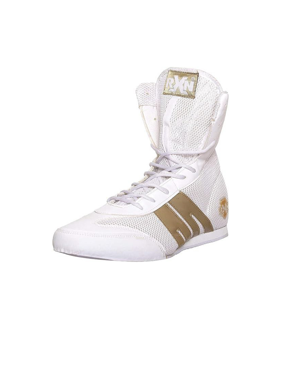 RXN Men Leather Training or Gym Non-Marking Shoes