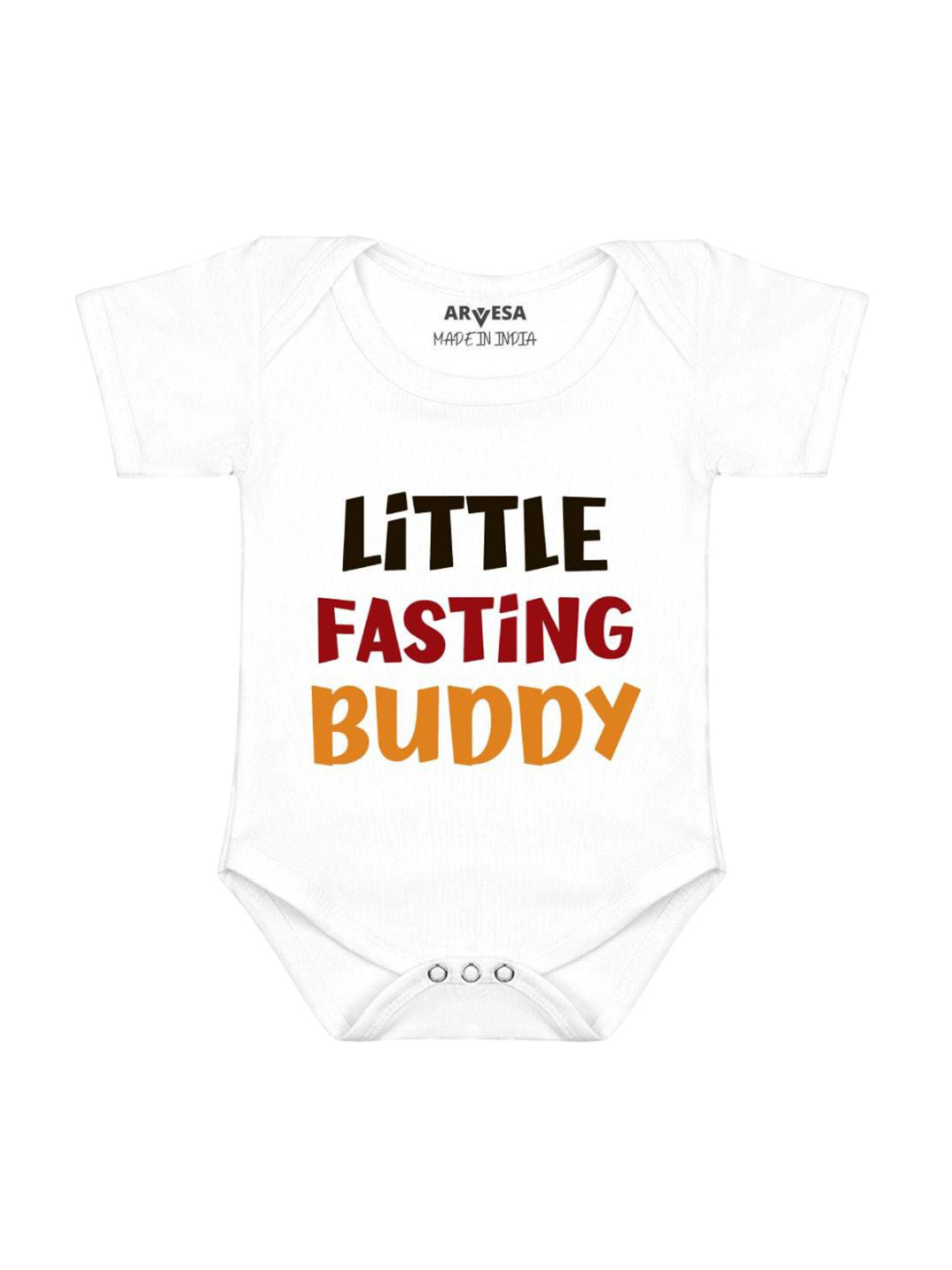 Arvesa Kids Fasting Buddy Printed Cotton Romper