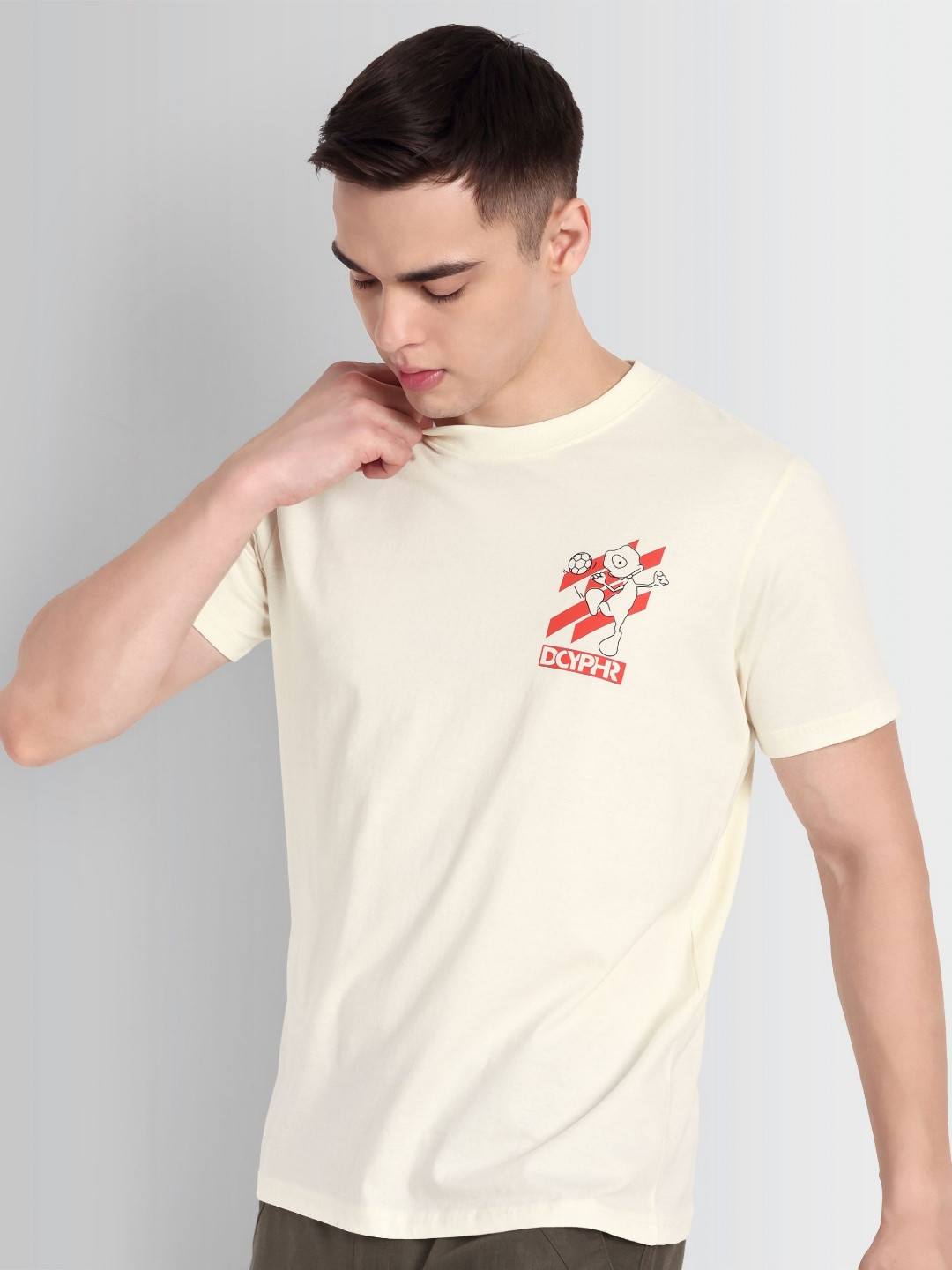 DCYPHR Men Applique T-shirt