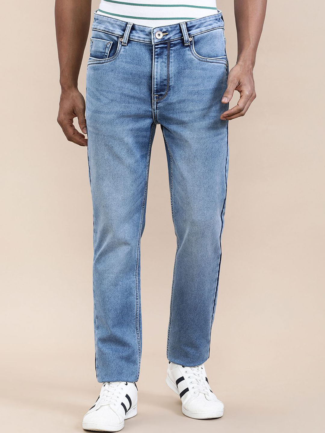 Crocodile Men Stone Washed Slim Fit Jeans