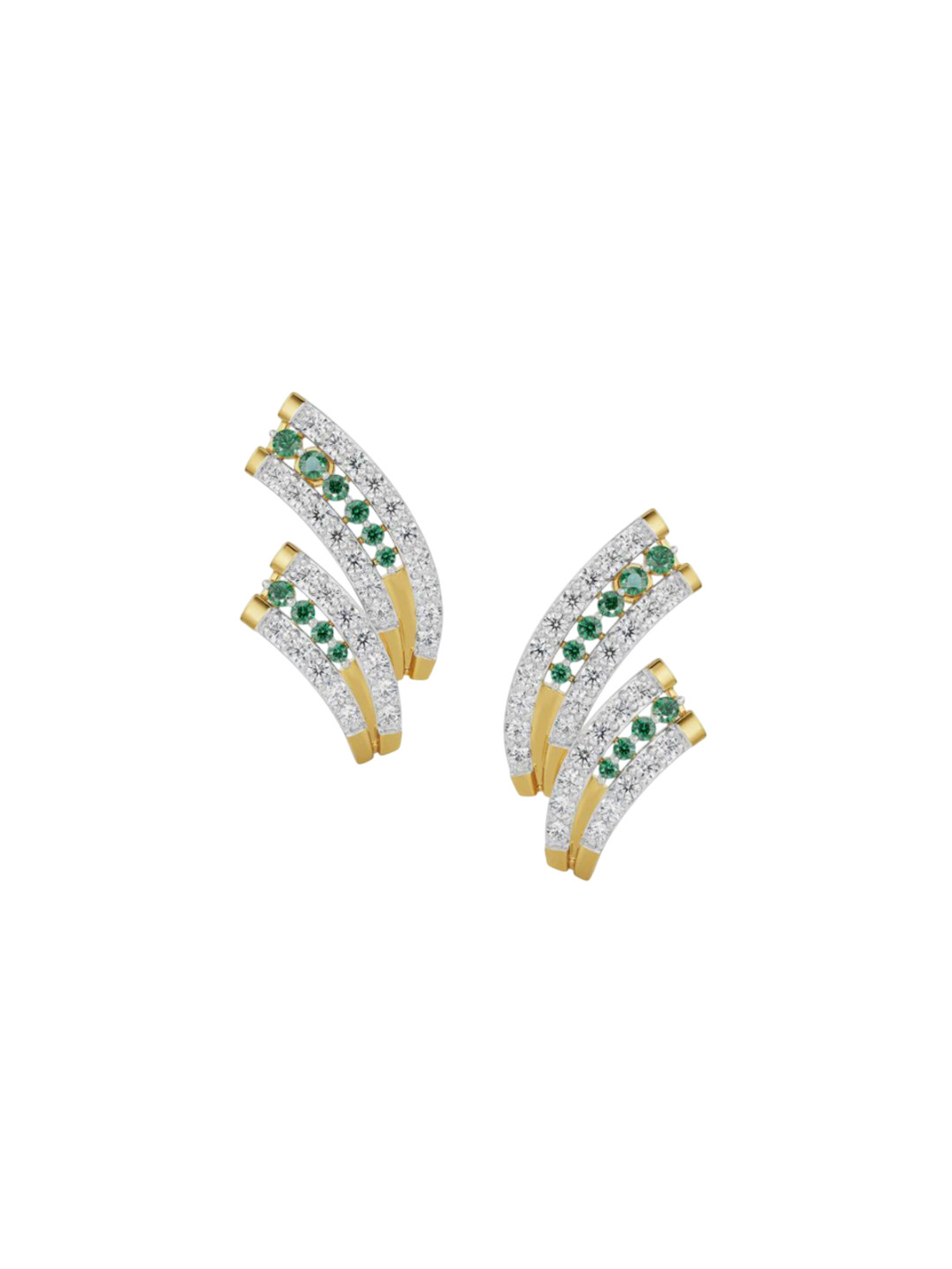 Emori Tina ShimmeLab Diamond Ring Lab Diamond Earring in 18KT Gold