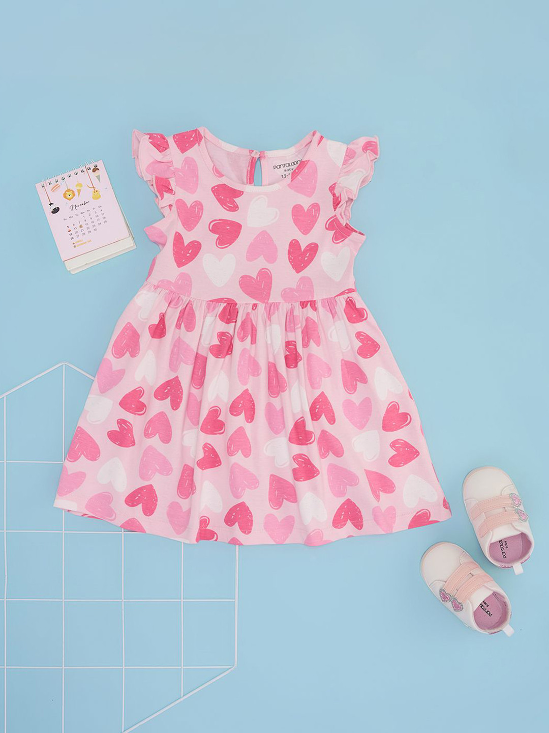 Pantaloons Baby Print Fit & Flare Dress