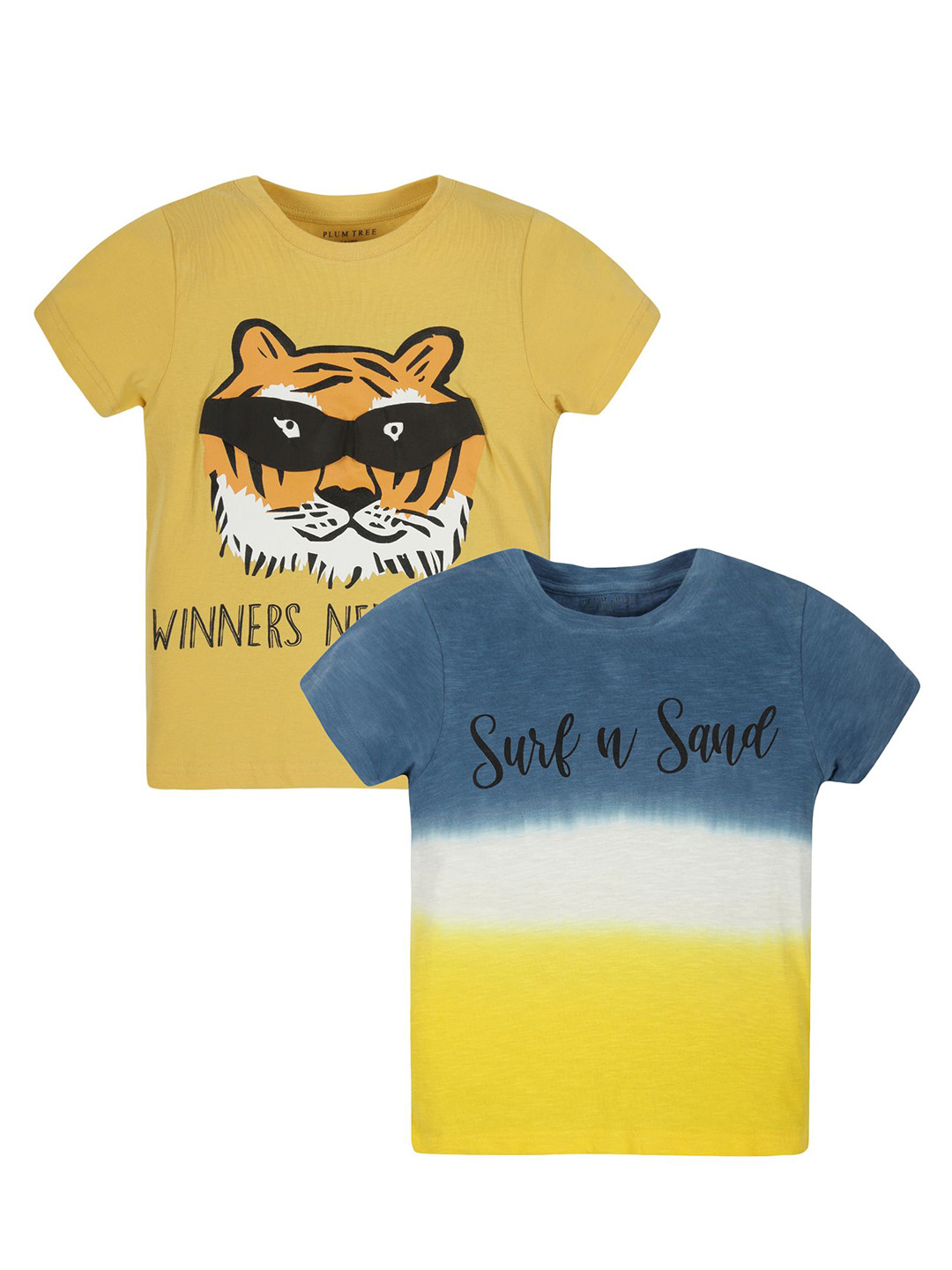 PLUM TREE Boys 2 Printed Applique T-shirt