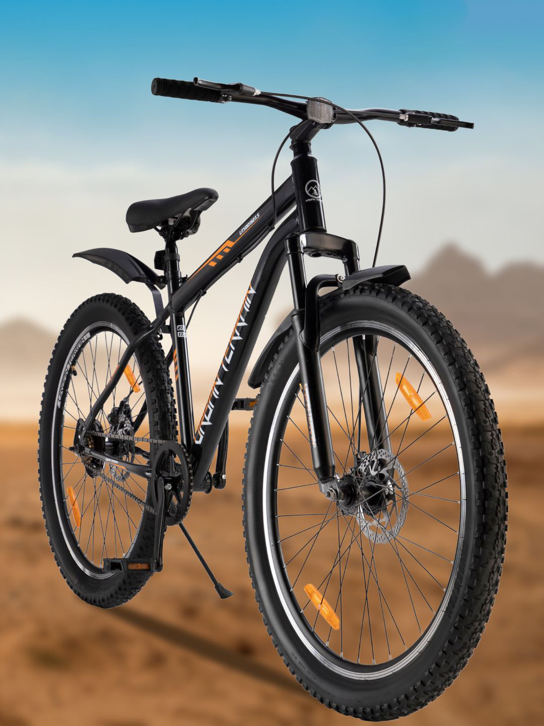 URBAN TERRAIN UT5001S27.5 Steel Frame 27.5T Single Speed Cycle With Dual Disc Brake