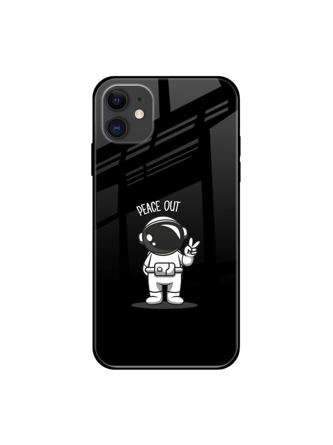 QRIOH Peace Out Astro Real Printed iPhone 12 Mini Back Case