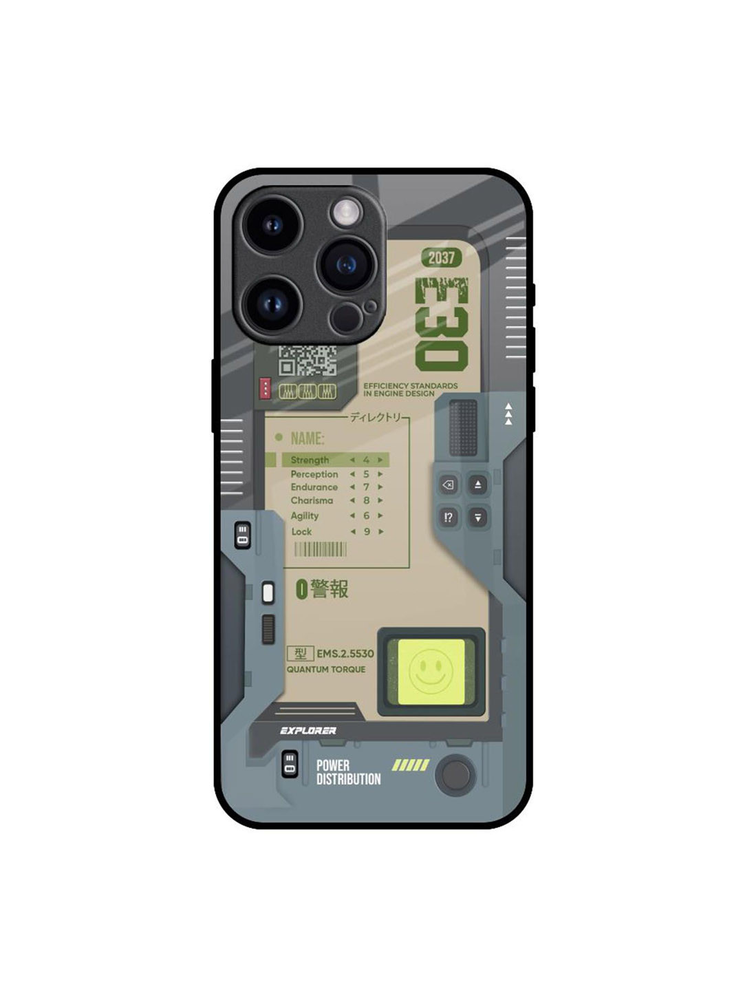 QRIOH Art Station Printed iPhone 14 Pro Max Back Case