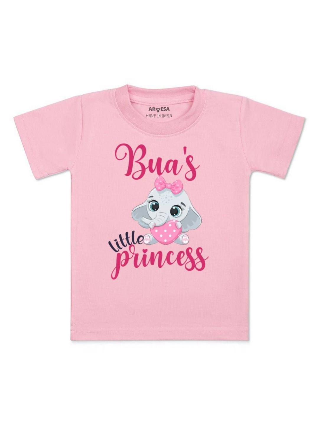 Arvesa Kids Bua Little Princess Printed Tshirt