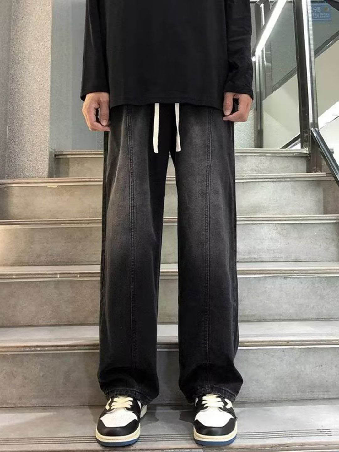 HERE&NOW Men Low Distress Jeans