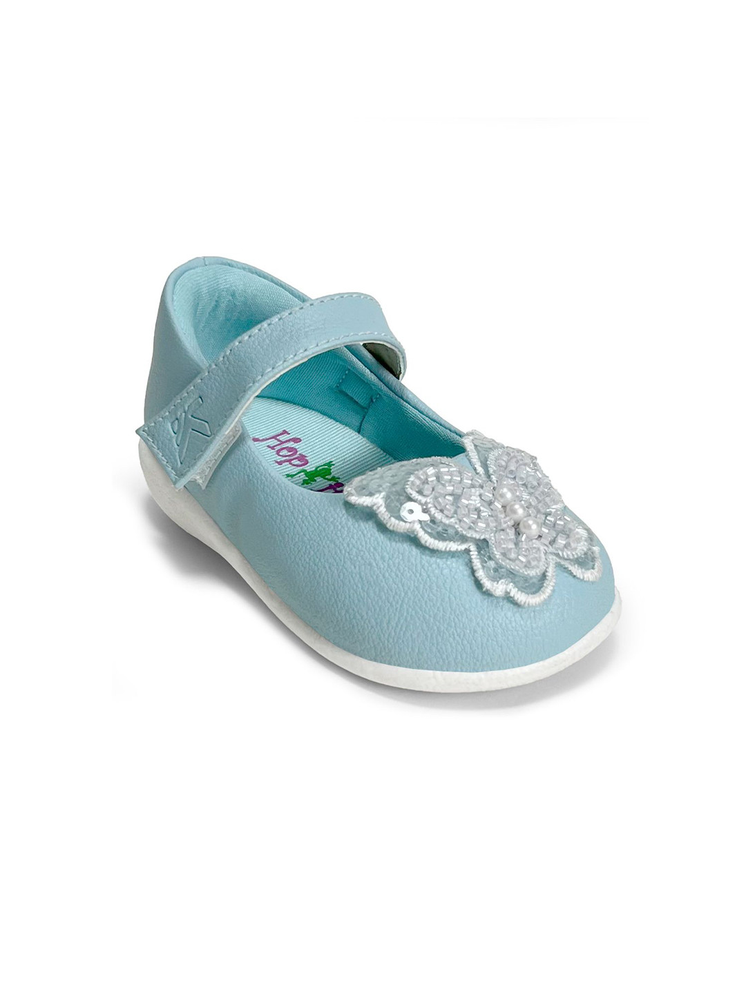 KazarMax Hopits Girls Butterfly Embellished Mary Janes