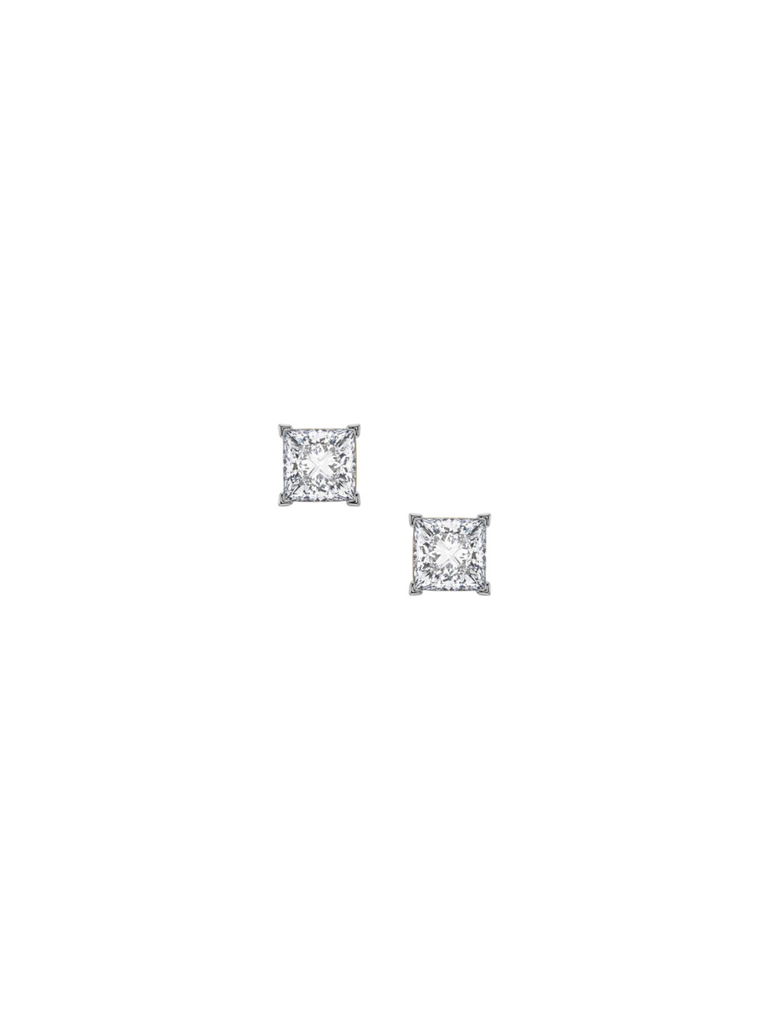 Emori 0.5 CT Classic Square Lab Diamond Earring in 18KT Gold