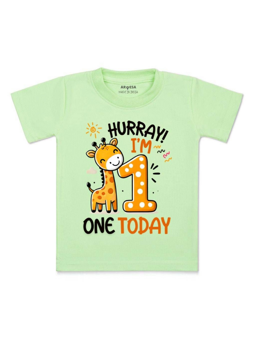 Arvesa One Month Baby Boy Printed Kids Tshirt