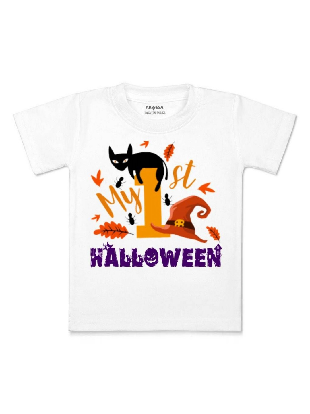 Arvesa First Halloween Printed Kids Unisex T-shirt