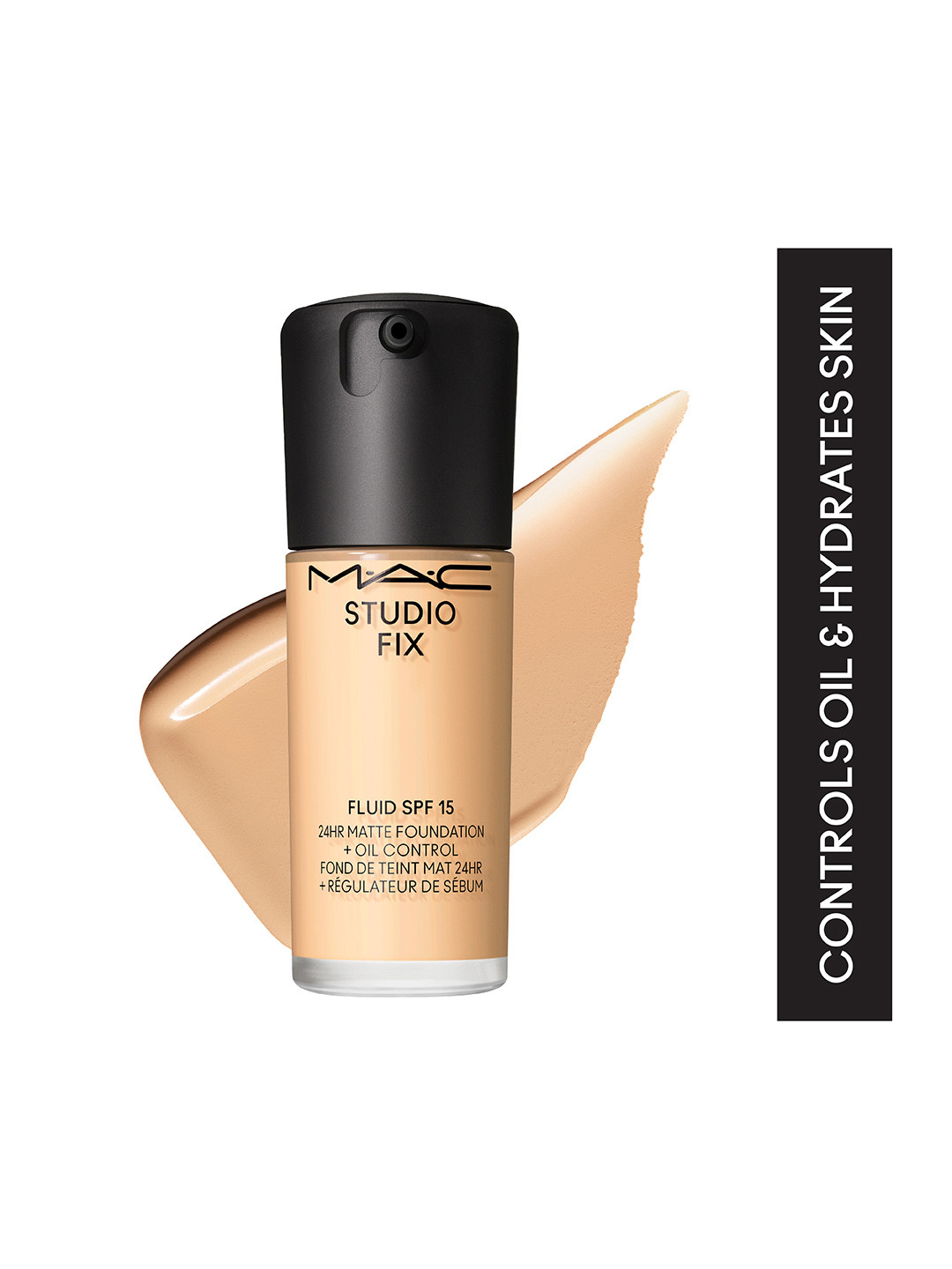 M.A.C Studio Fix Fluid SPF 15 24Hr + Oil Control Matte Foundation 30 ml - Shade NC 13