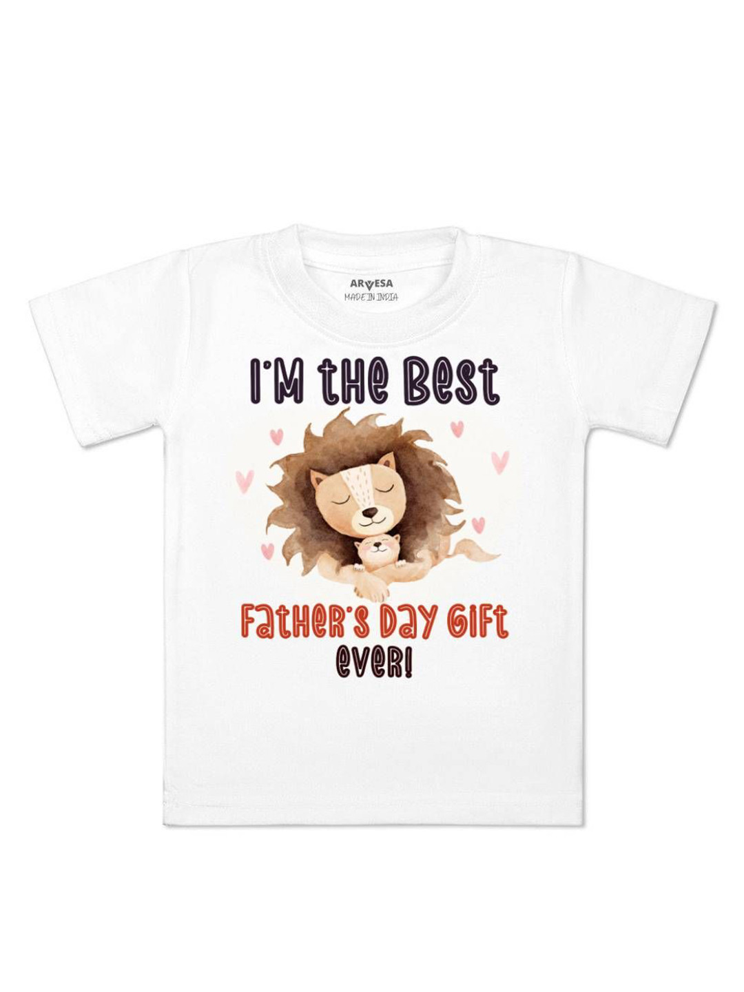 Arvesa Happy Father Days Printed Kids Unisex T-shirt
