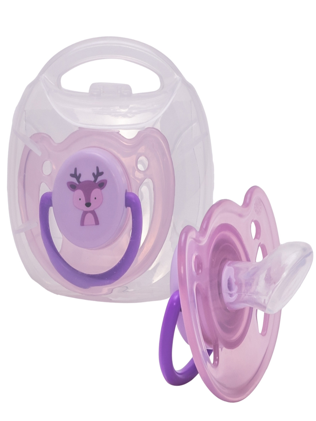 Adore Kids Vento Snr The Orthodontic Vented Pacifier with Multipurpose Storage Case-Purple