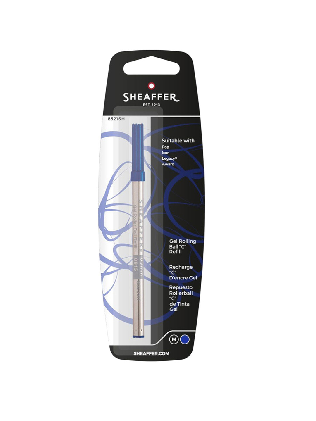 Sheaffer Unisex C Style Medium Nib Rollerball Refill