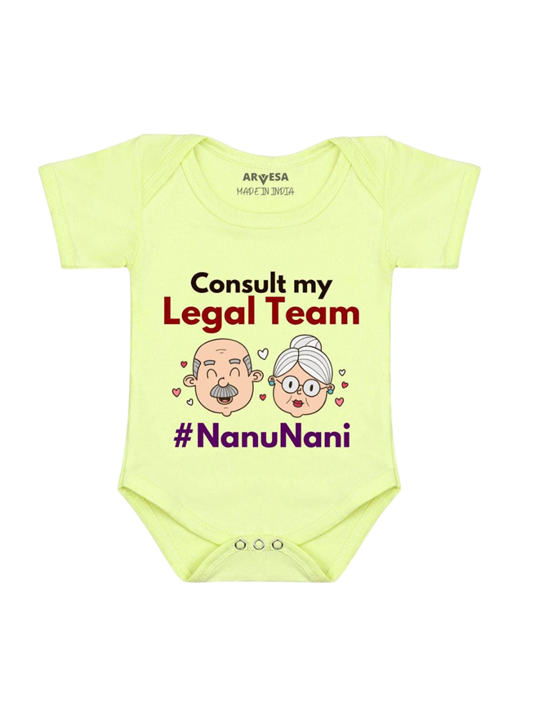Arvesa Consult My Legal Team Nanu Nani Printed Bodysuit