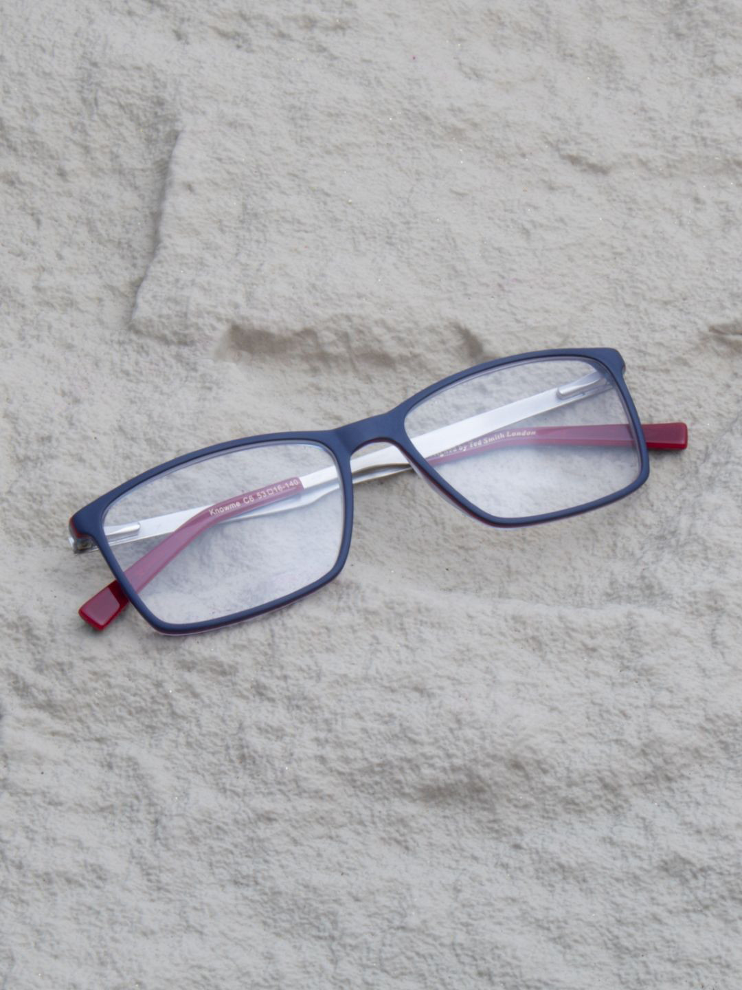 Ted Smith Unisex Blue Rectangle Frames