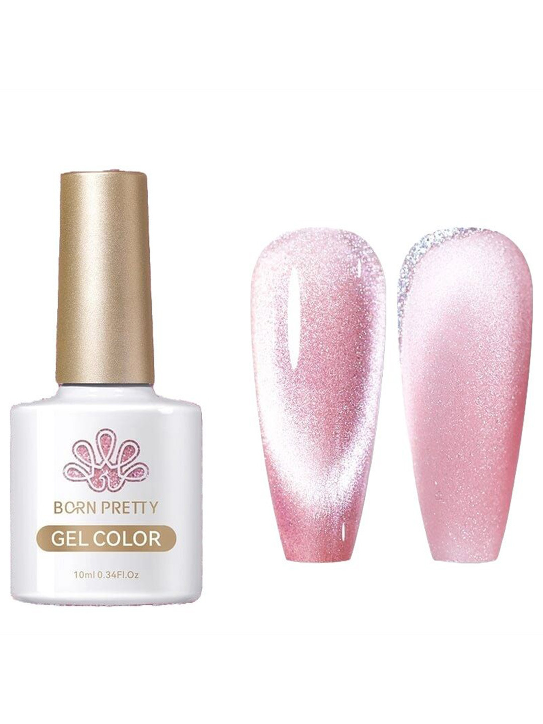 BORN PRETTY Sea Blue Cat Long Lasting Magnetic Gel Nail Polish - 10 ml - Shade 56466-04