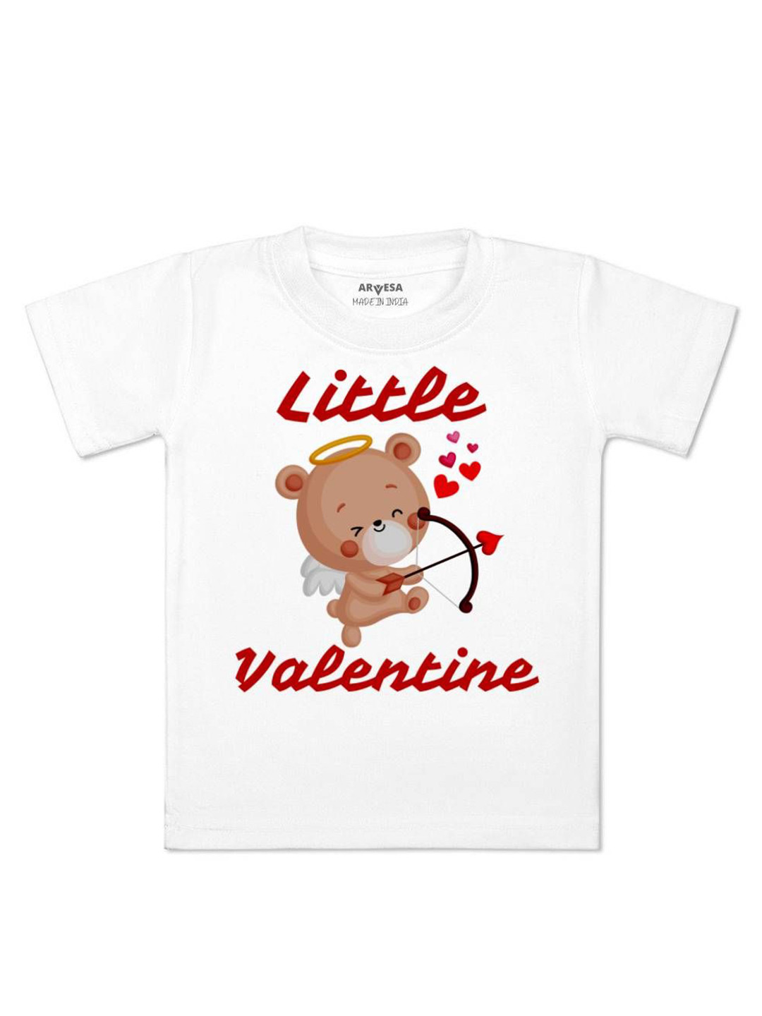 Arvesa Little Valentine Printed Kids Unisex T-shirt