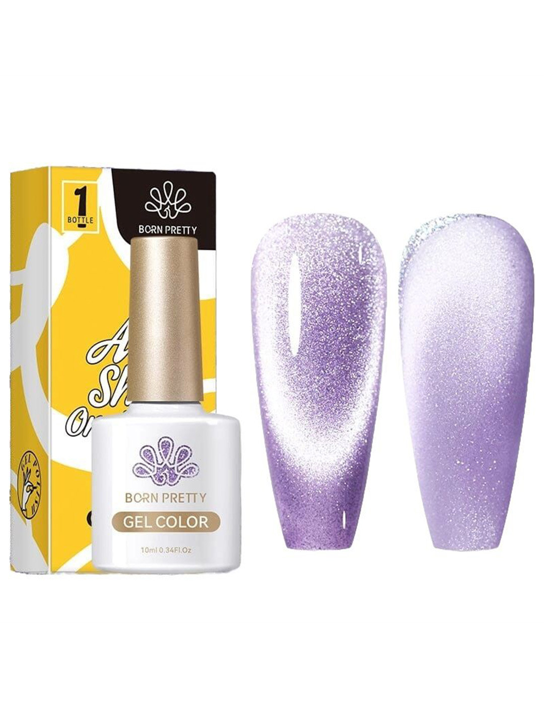 BORN PRETTY Sea Blue Cat Magnetic UV Gel Nail Polish - 10ml - 07