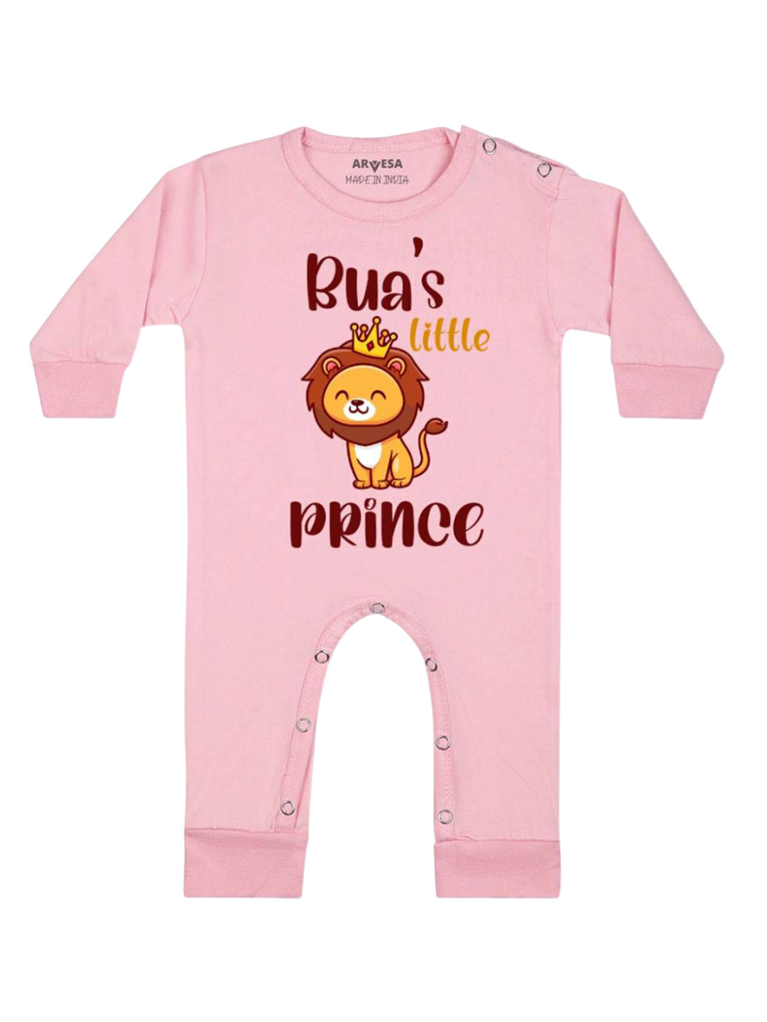 Arvesa Kids Bua Little Prince Printed Baby Romper