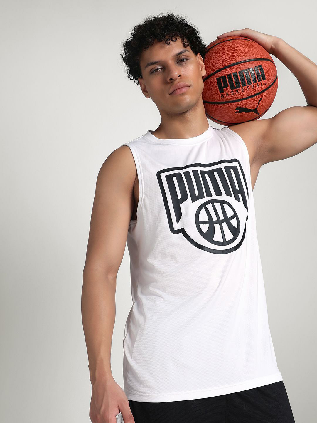 Puma Posterize Printed Sleeveless Basketball Tank