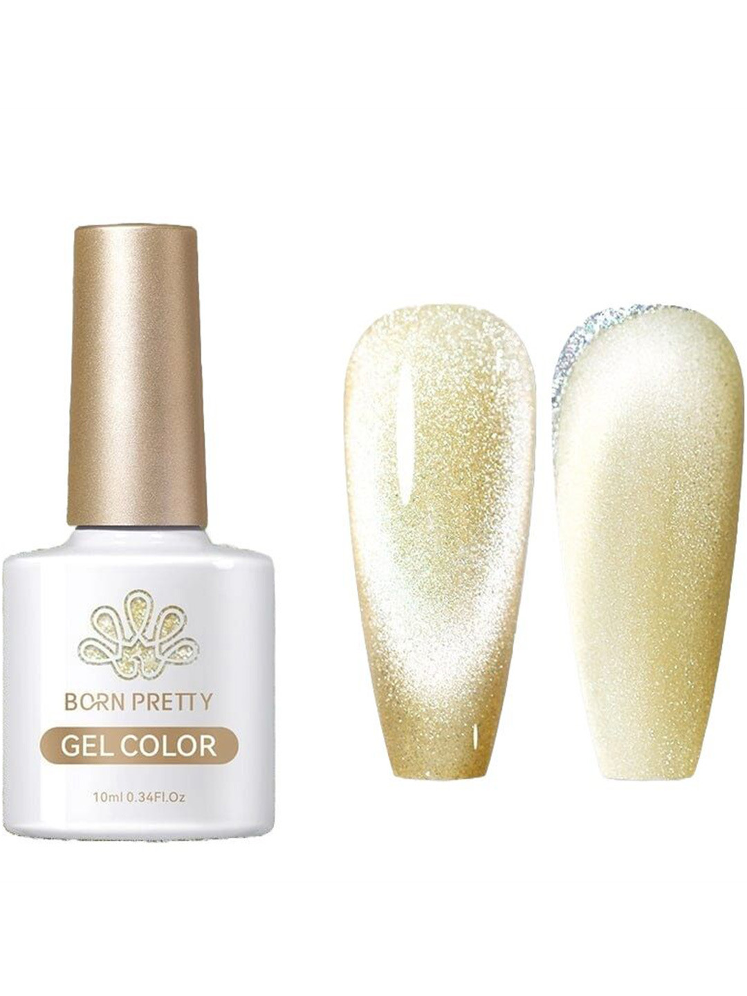 BORN PRETTY Sea Blue Cat Magnetic UV Gel Nail Polish - 10ml - 05