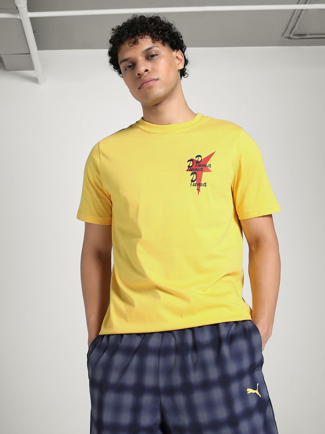 Puma Road To Unity Graphic Printed Pure Cotton Short Sleeve T-Shirt