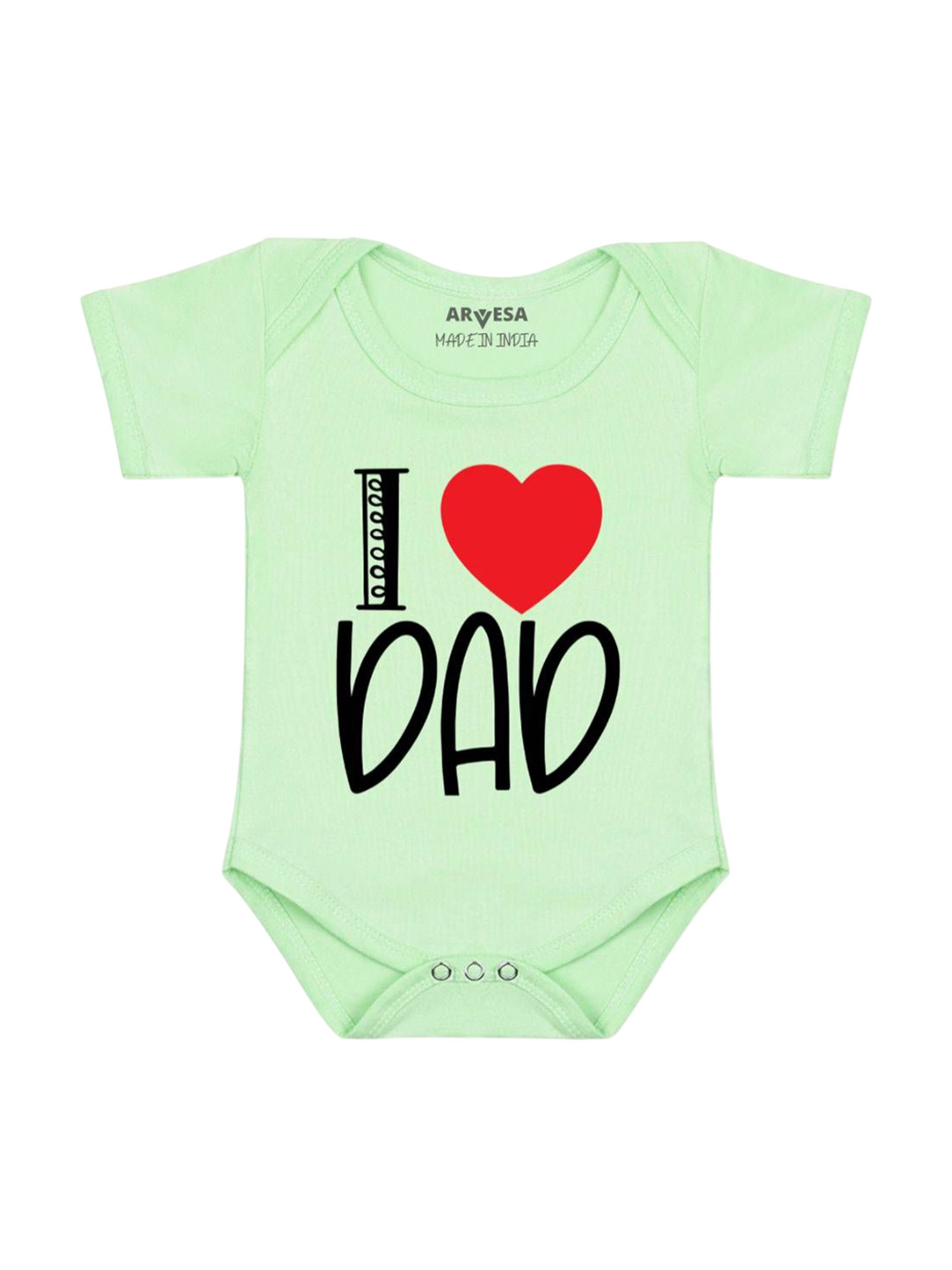 Arvesa I Love Dad Printed Bodysuit