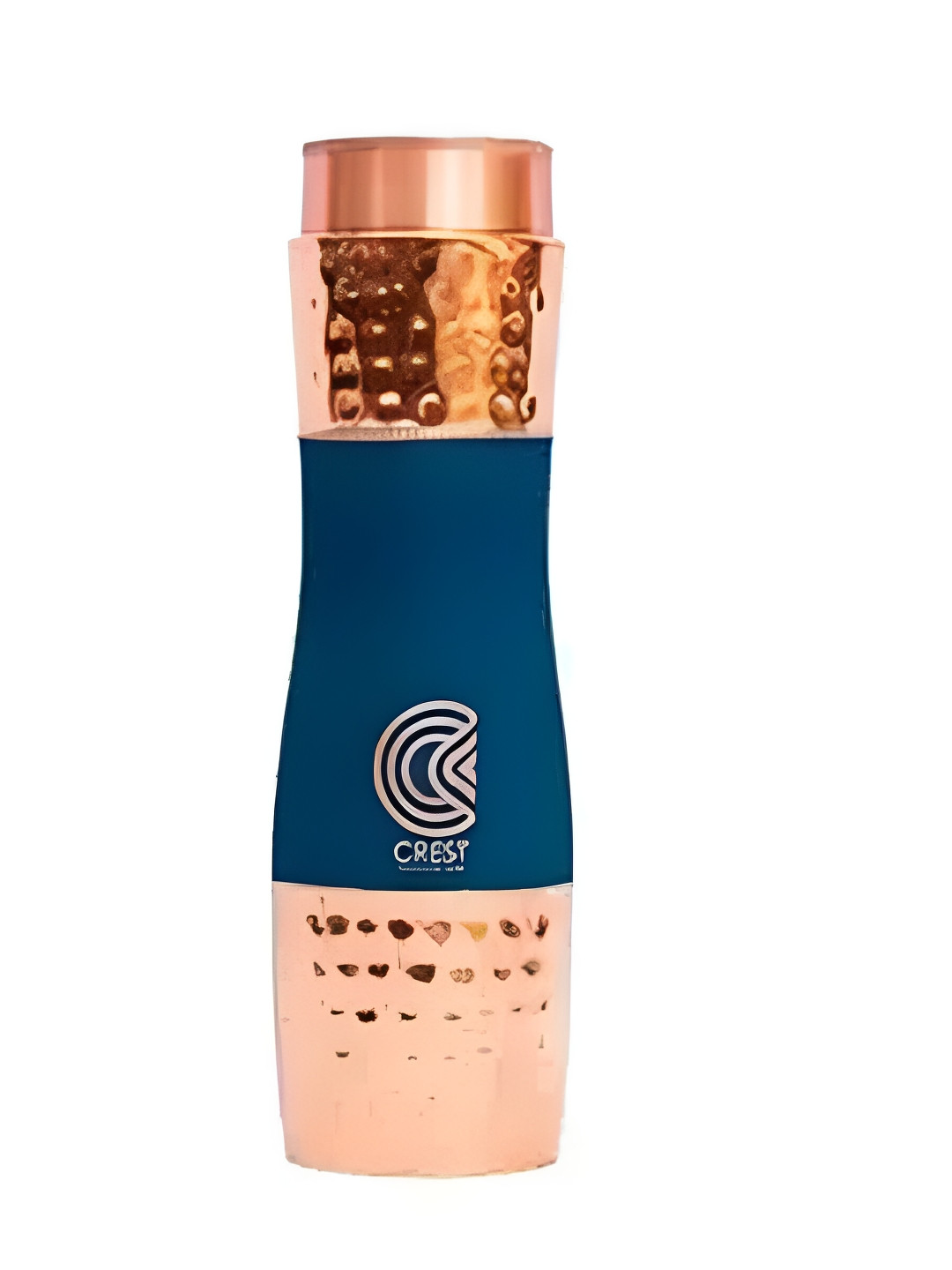Crest Innovative Lives Blue Brand Logo Copper Spill Proof 2 Piece Water Bottle - 1L