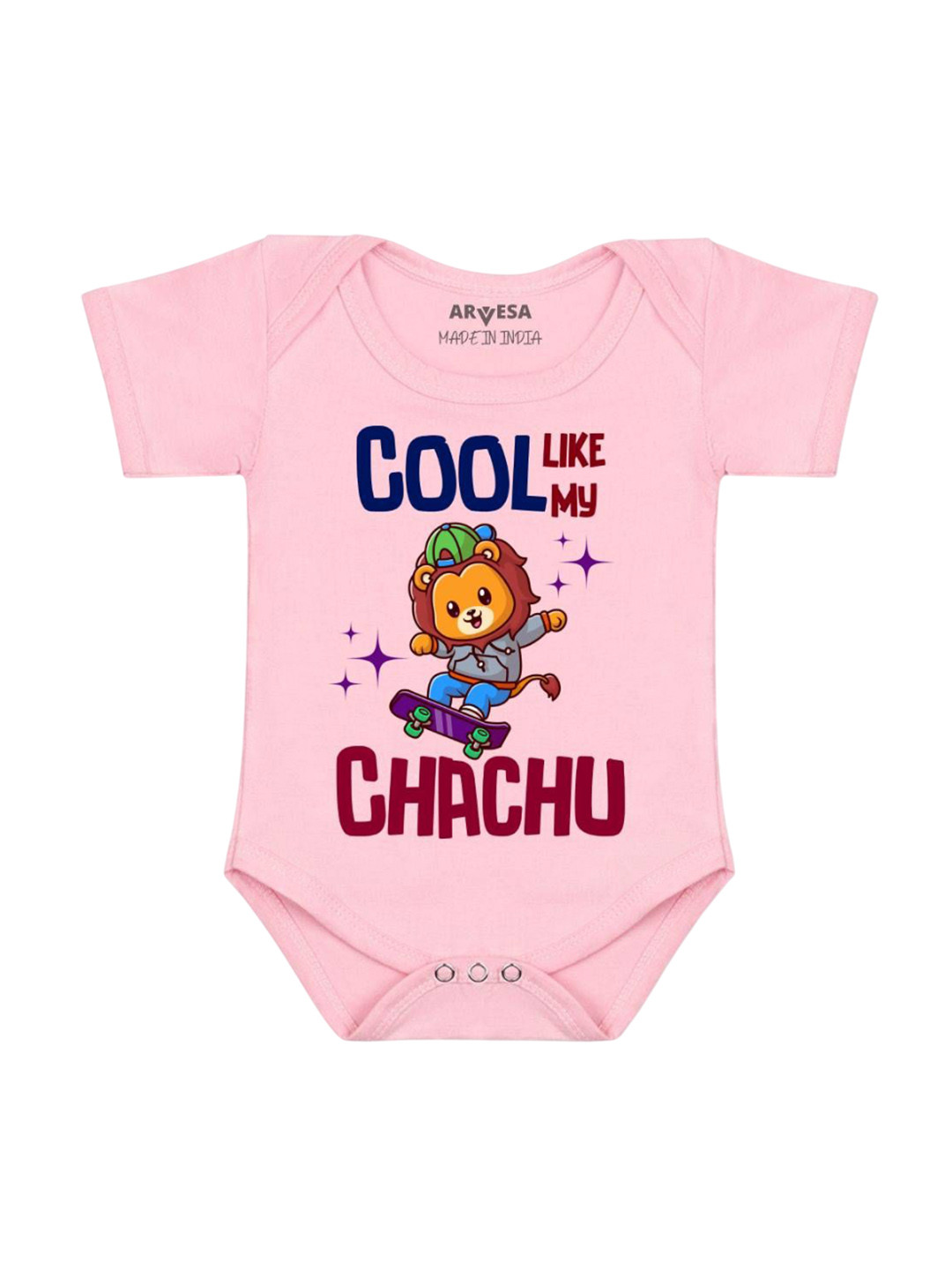 Arvesa Kids Cool Like My Chachu Printed Bodysuit