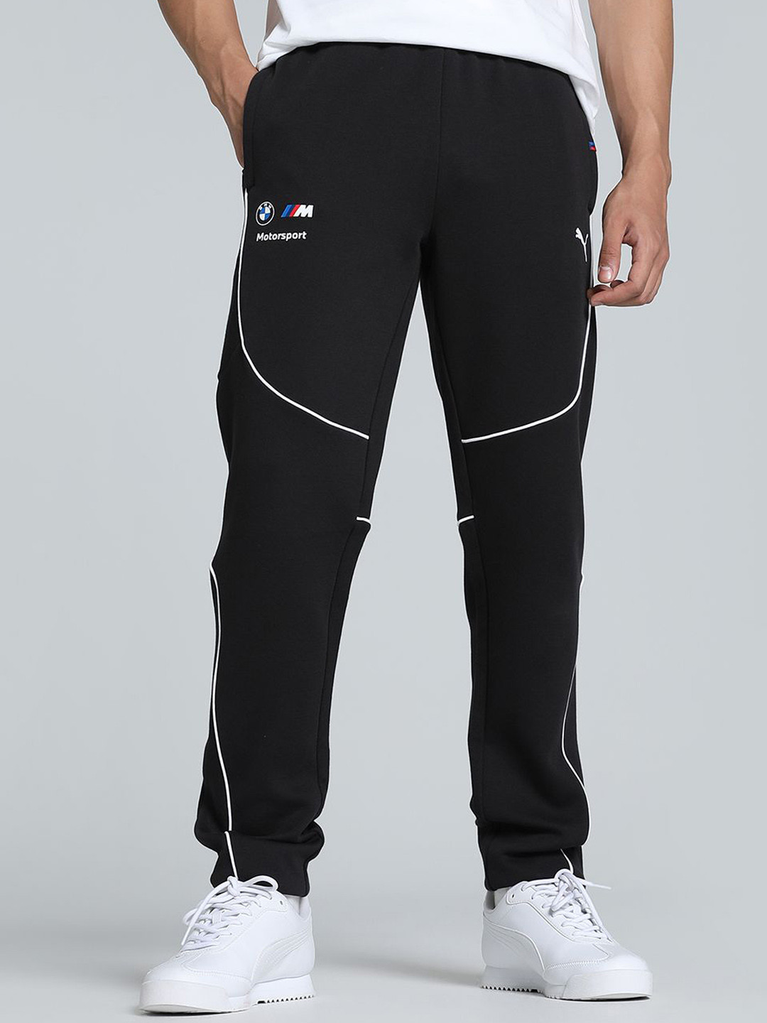PUMA Motorsport BMW Men Slim Fit Cotton Track Pants