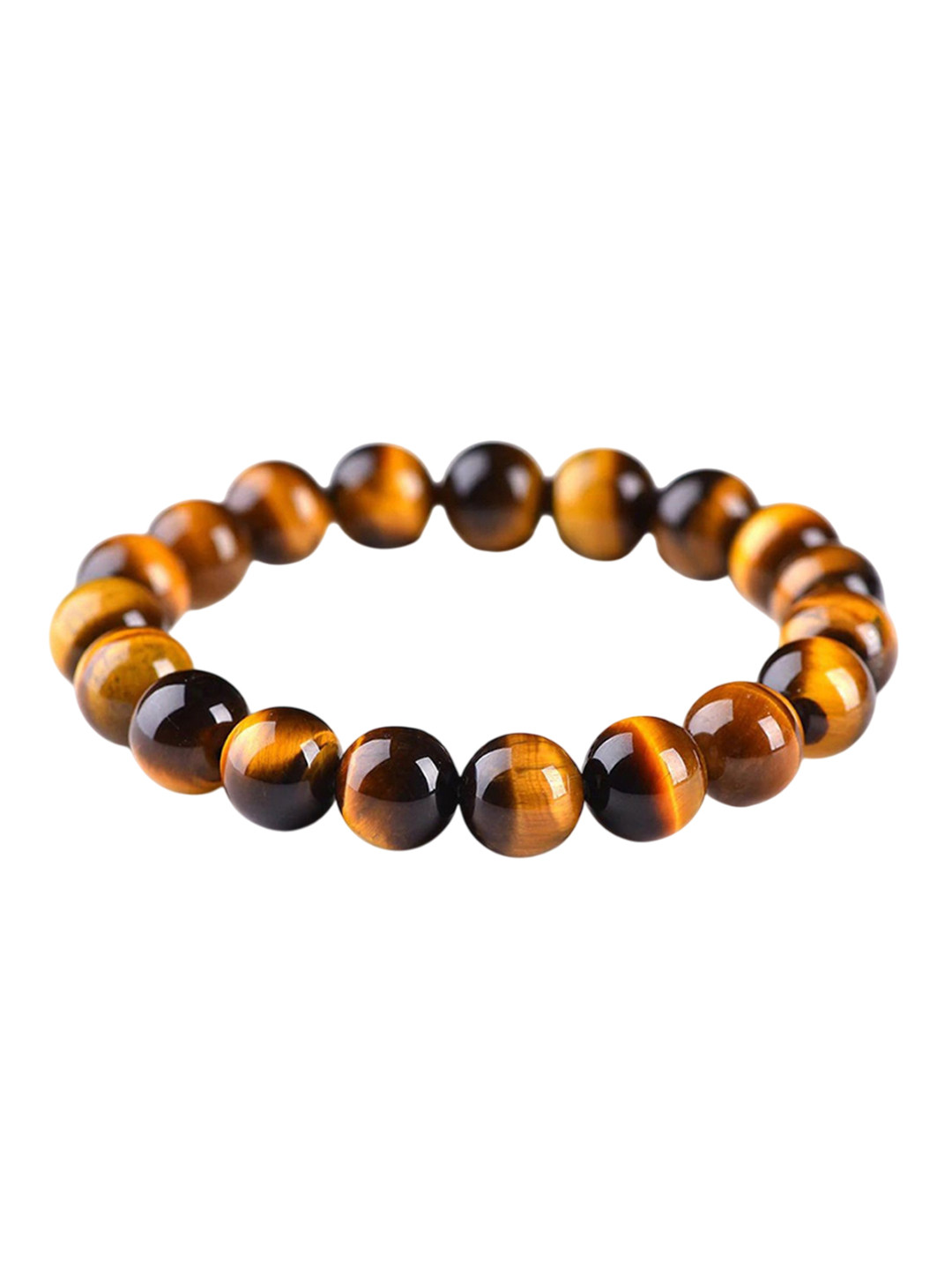 Seetara Tiger Eye Healing Crystal Wraparound Bracelet