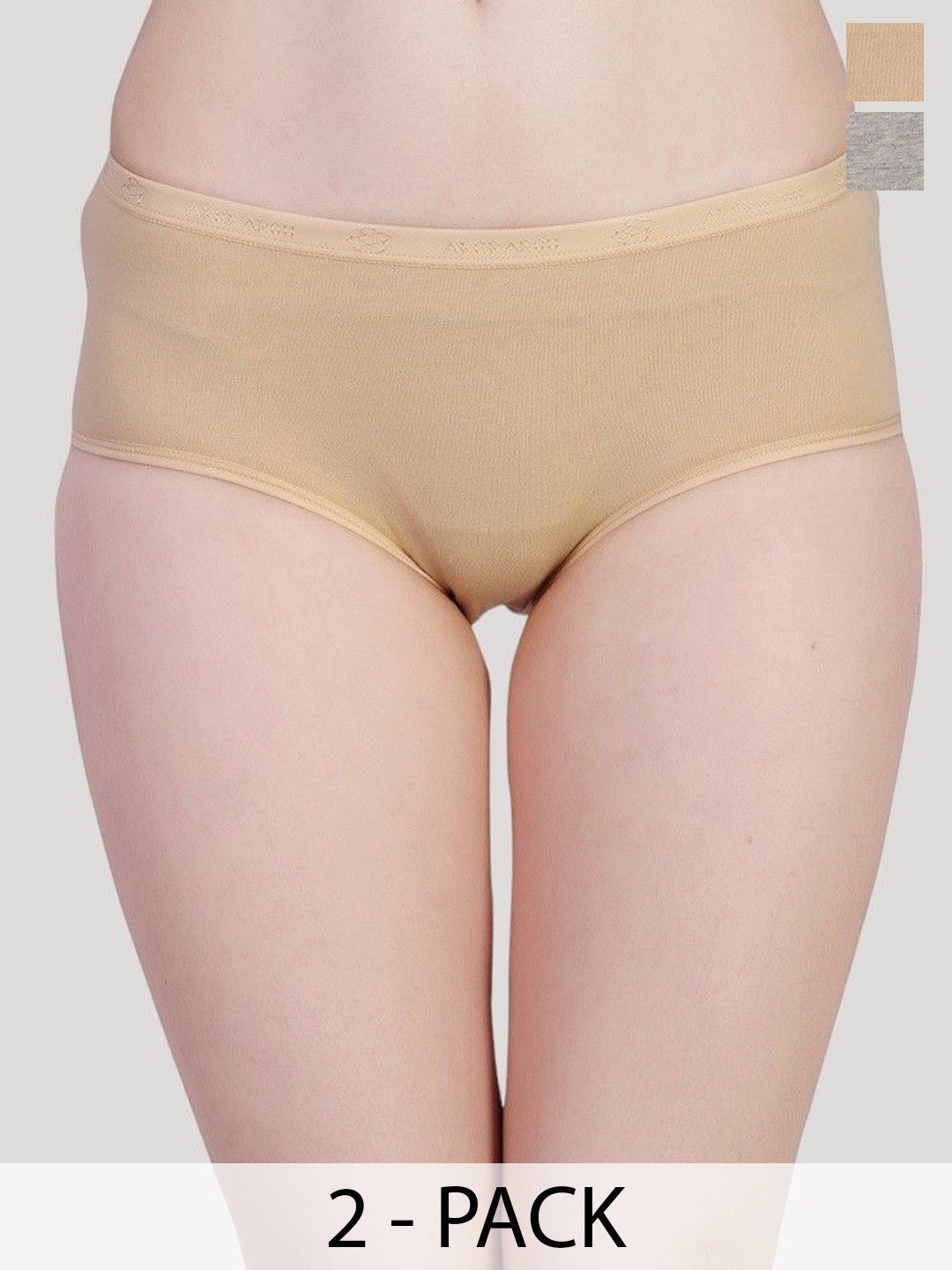 PLUMBURY Pack Of 2 Reusable Cotton Period Panty with Leakage Protection Absorbent Layer