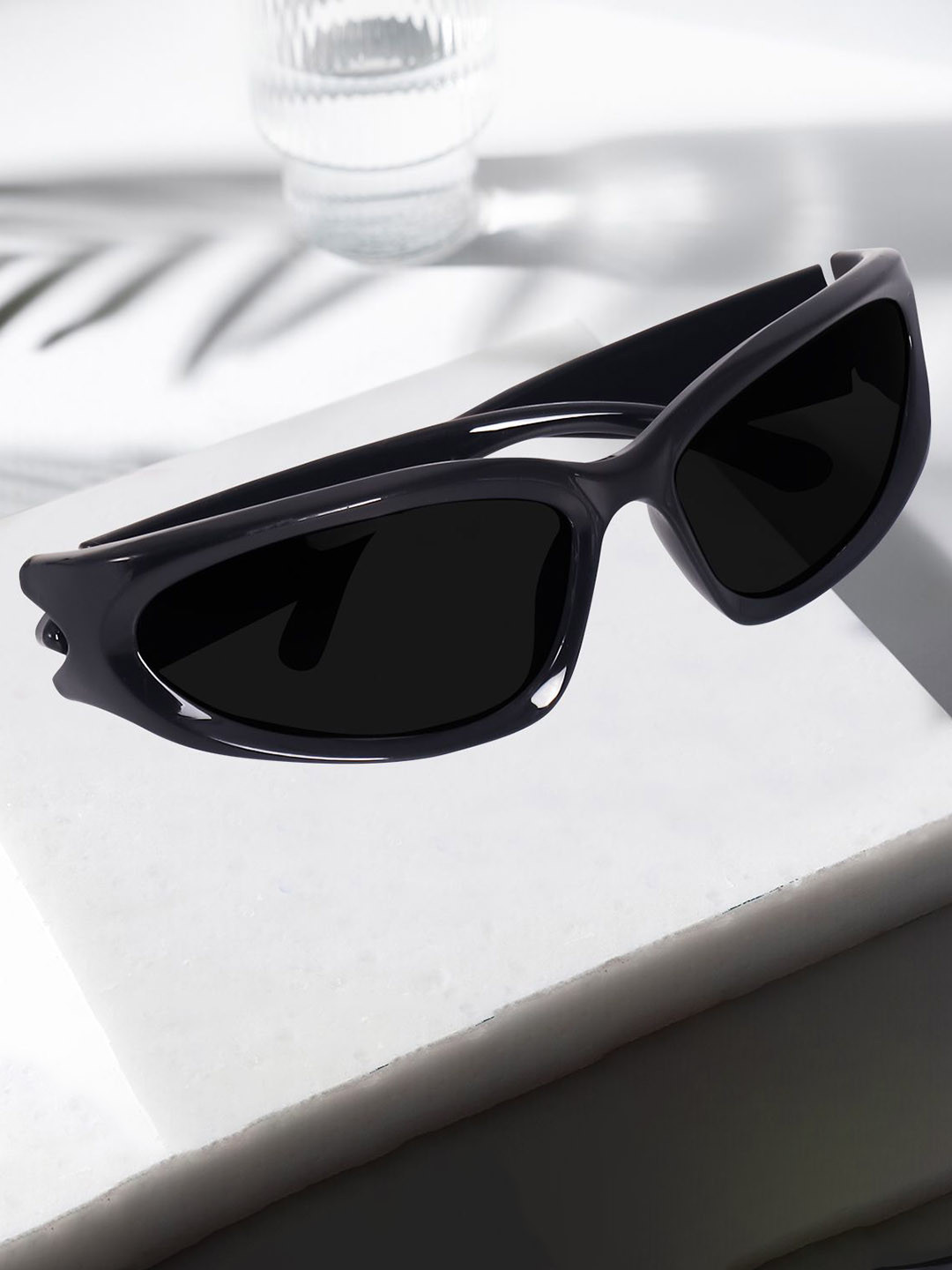 RICH CLUB Unisex Oval Sunglasses with UV Protected Lens Sports Sunglasses