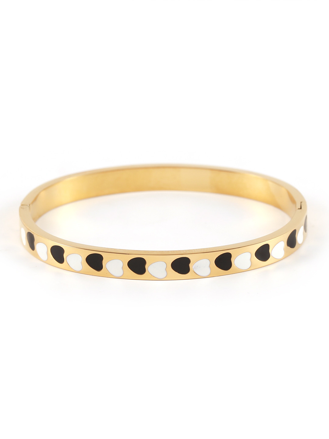 DressBerry Women  Heart Design Cuff Bracelet