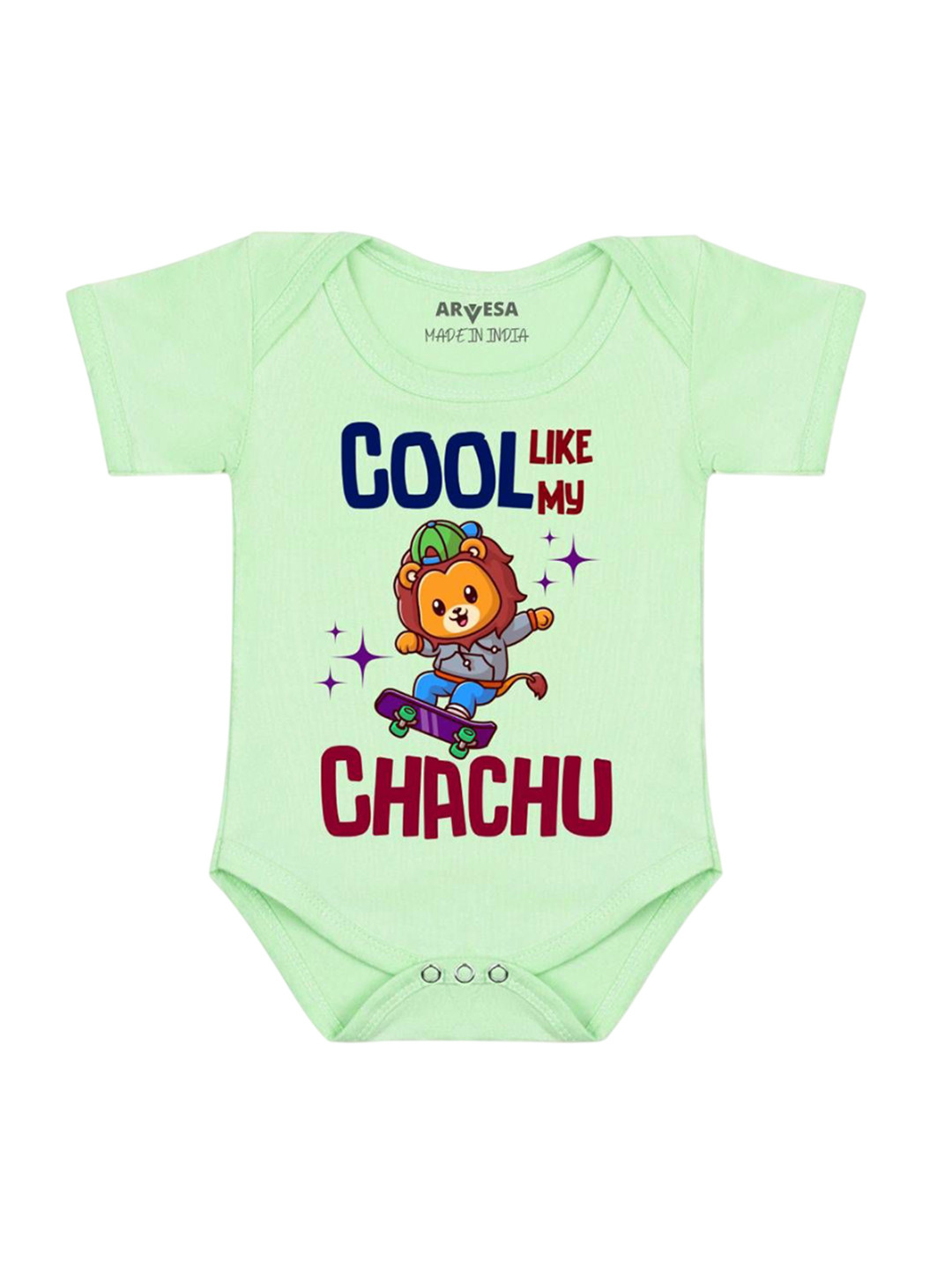 Arvesa Cool Like My Chachu Printed Romper