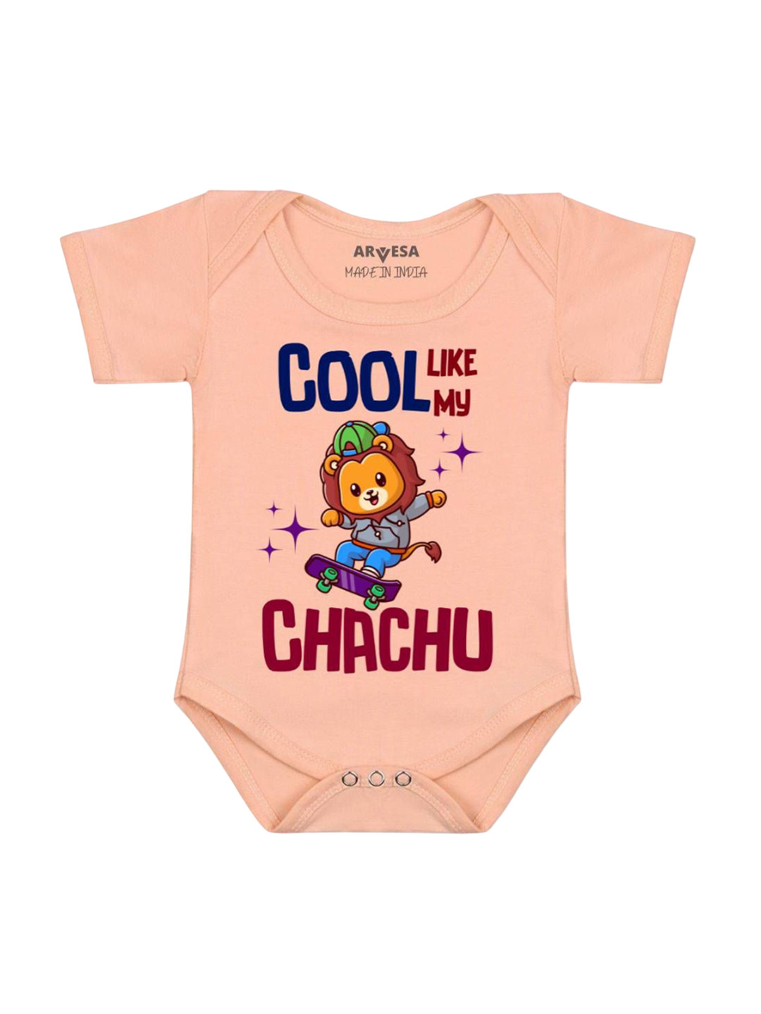 Arvesa Cool Like My Chachu Printed Romper