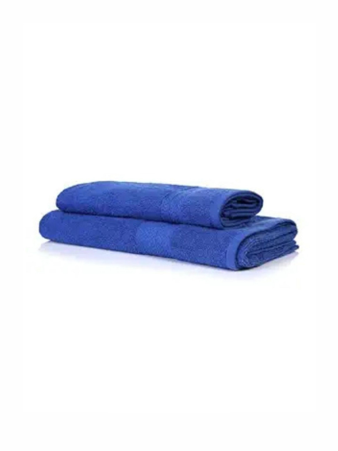 Crest Innovative Lives Blue 2 Pieces Pure Cotton 500 GSM Bath Towel