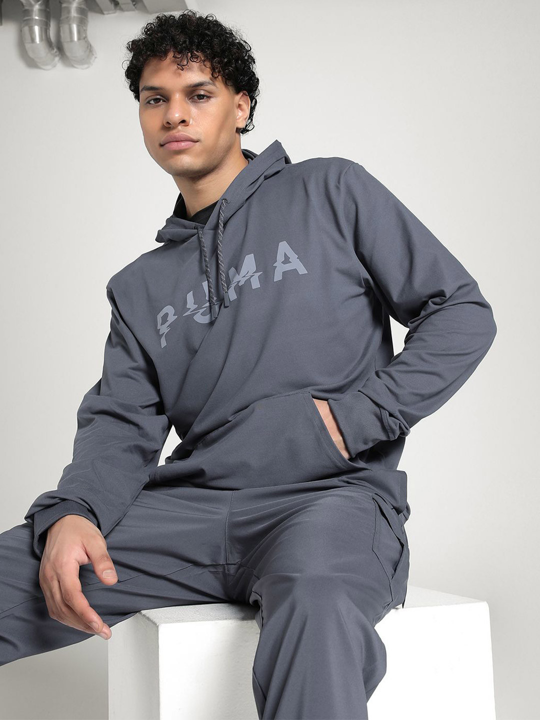 Puma Cloudspun Branded Men's Training Hoodie