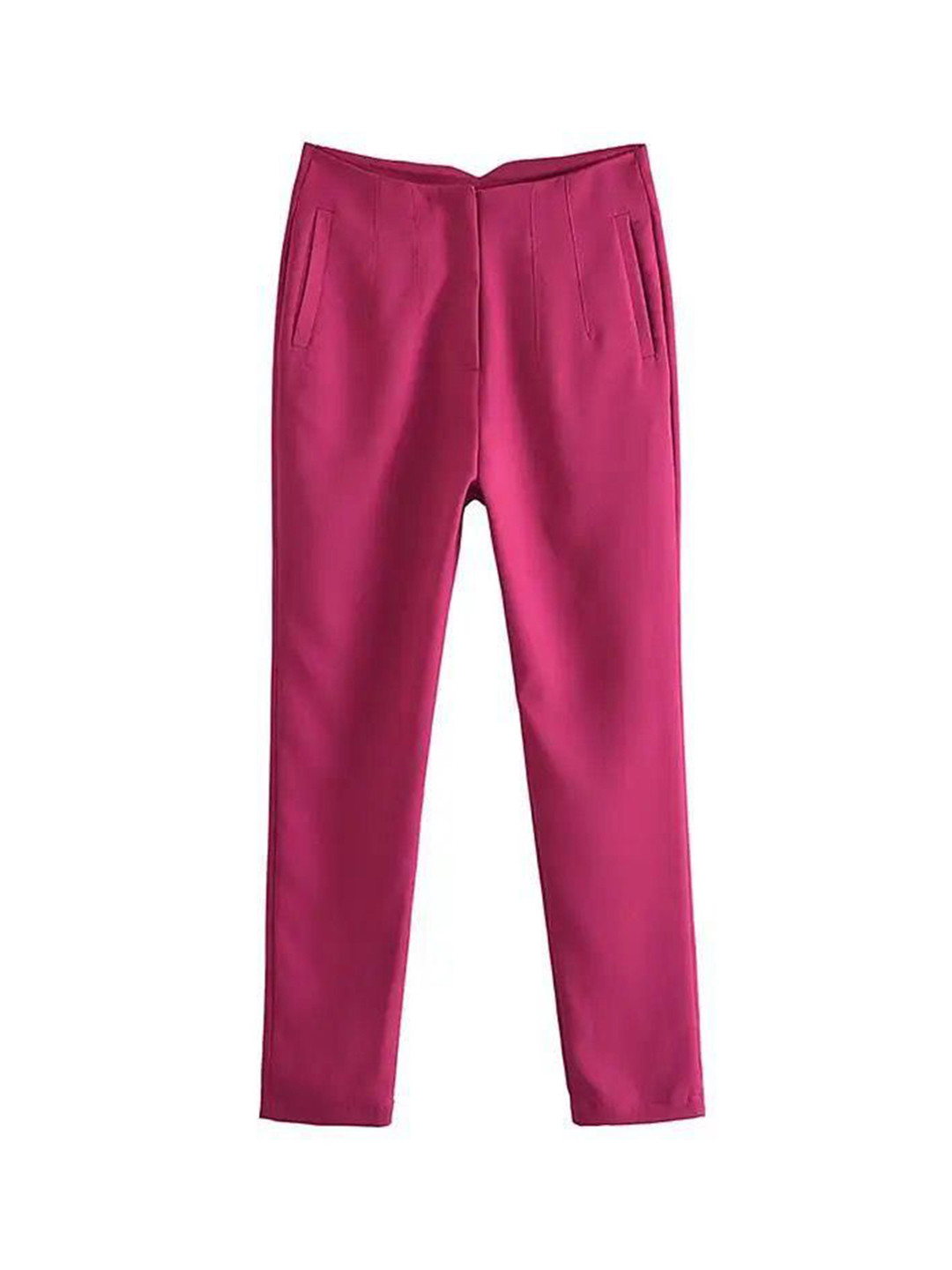 Miss Mosa By Akanksha  Women Pink Luxe Fred Formal Trousers