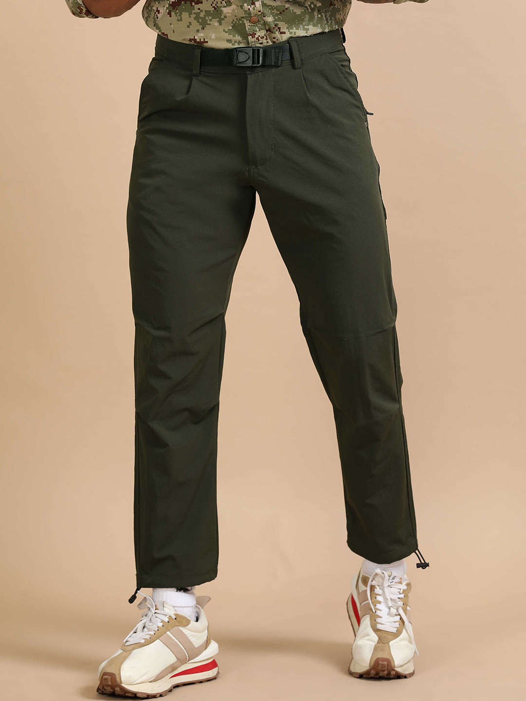 Italian Colony Men Tailored Tapered Fit Modern Flex Regular Trouser