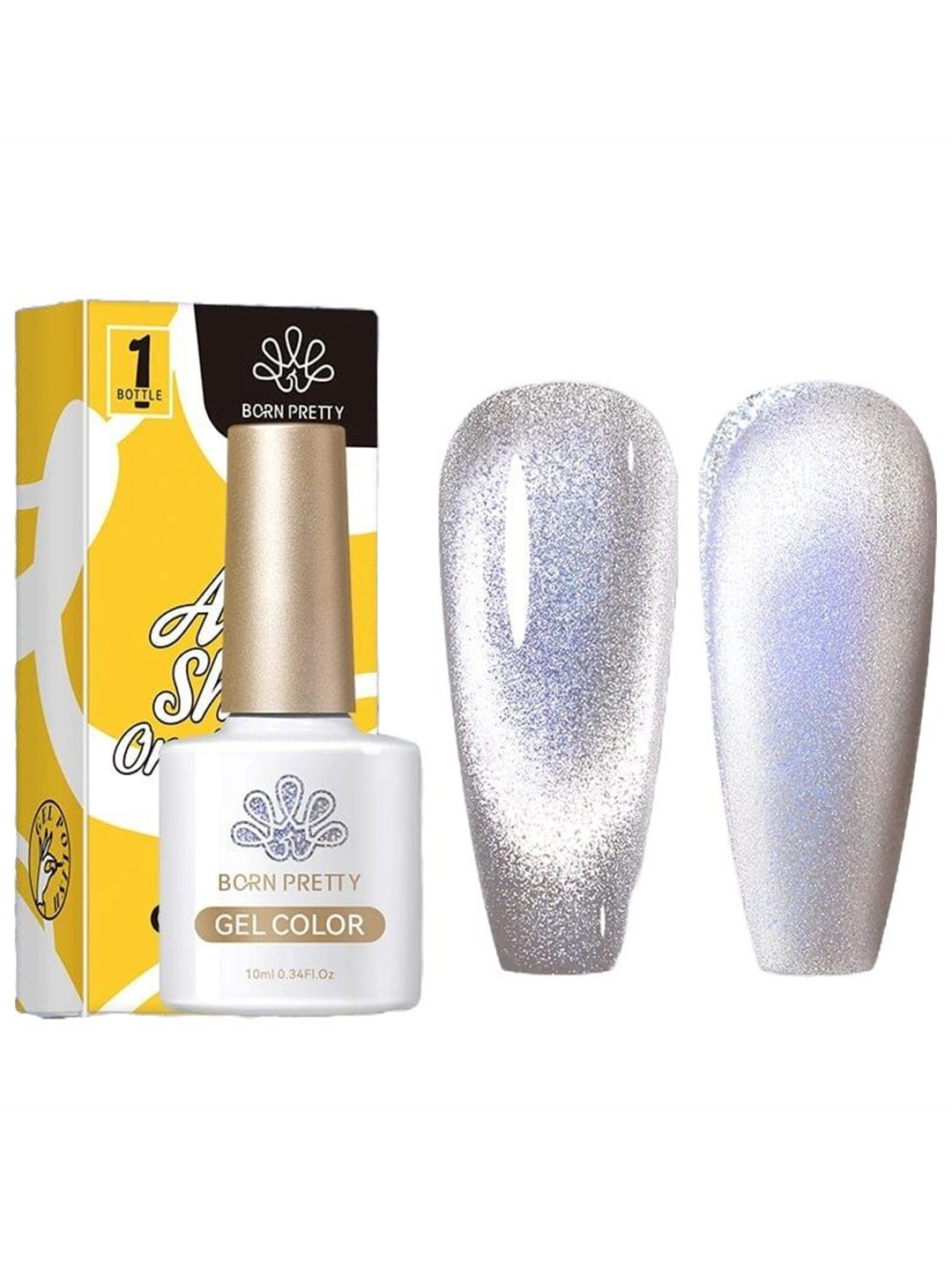 BORN PRETTY Sea Blue Cat Magnetic Gel Nail Polish - 10 ml - Shade - 56466 - 12