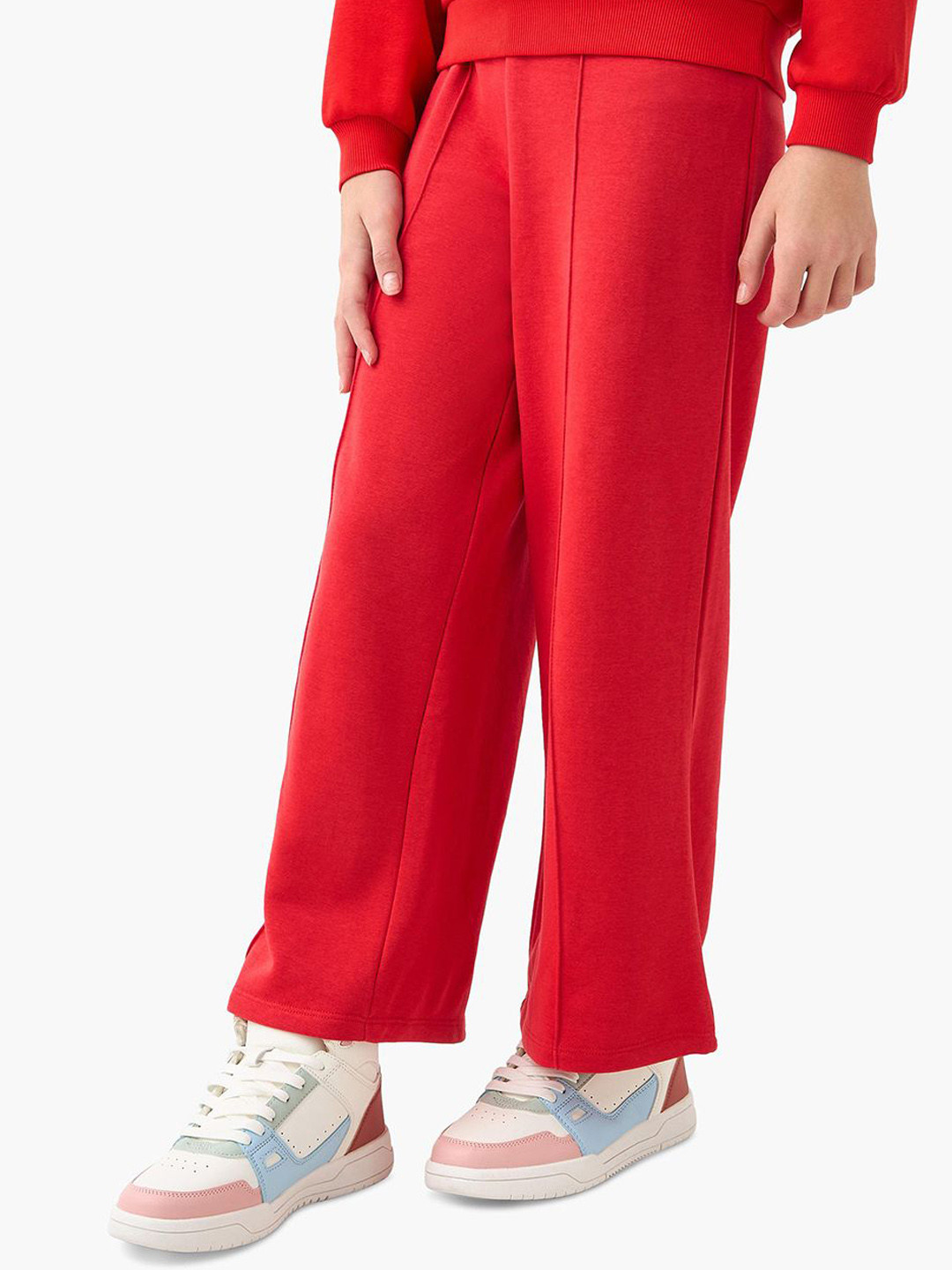Juniors by Babyshop Girls Cotton Wide Leg Track Pants