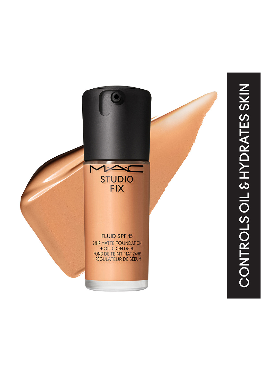 M.A.C Studio Fix Fluid SPF 15 24Hr + Oil Control Matte Foundation 30 ml - Shade C5.5