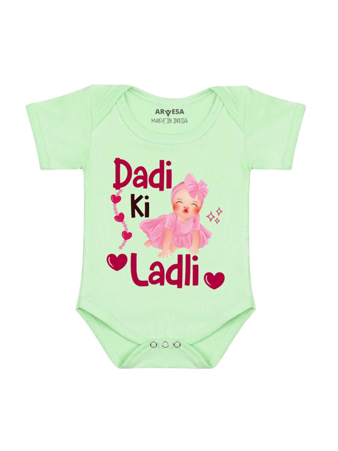 Arvesa Dadi Ki Ladli Printed Bodysuit