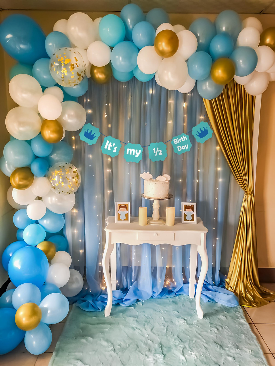 Special You 76-Pcs Blue Theme Birthday Decoration Kit