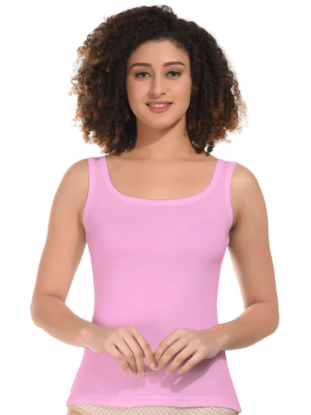 BODYMIST Women Square Cotton Tank Top
