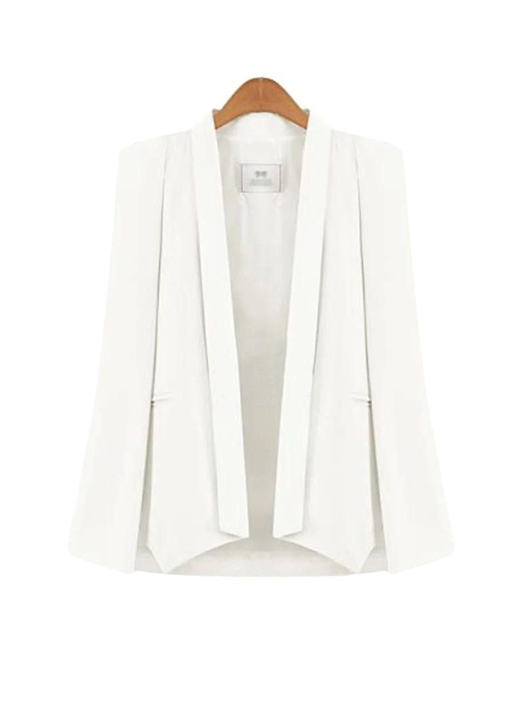 Miss Mosa By Akanksha  Aurora Cape Blazer in White